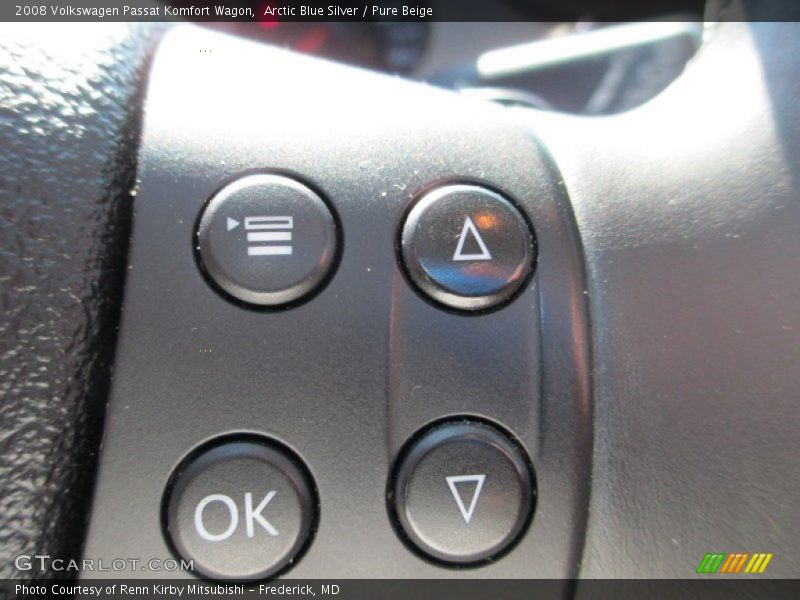Arctic Blue Silver / Pure Beige 2008 Volkswagen Passat Komfort Wagon