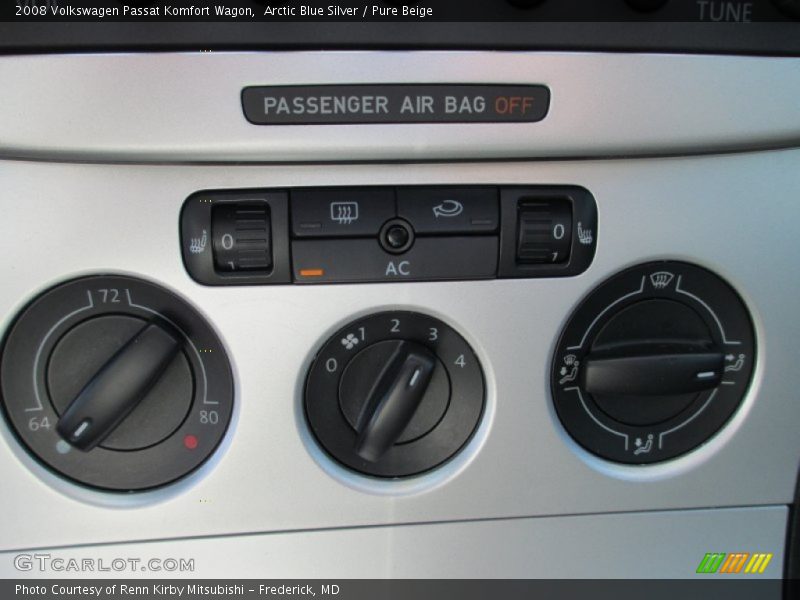 Arctic Blue Silver / Pure Beige 2008 Volkswagen Passat Komfort Wagon