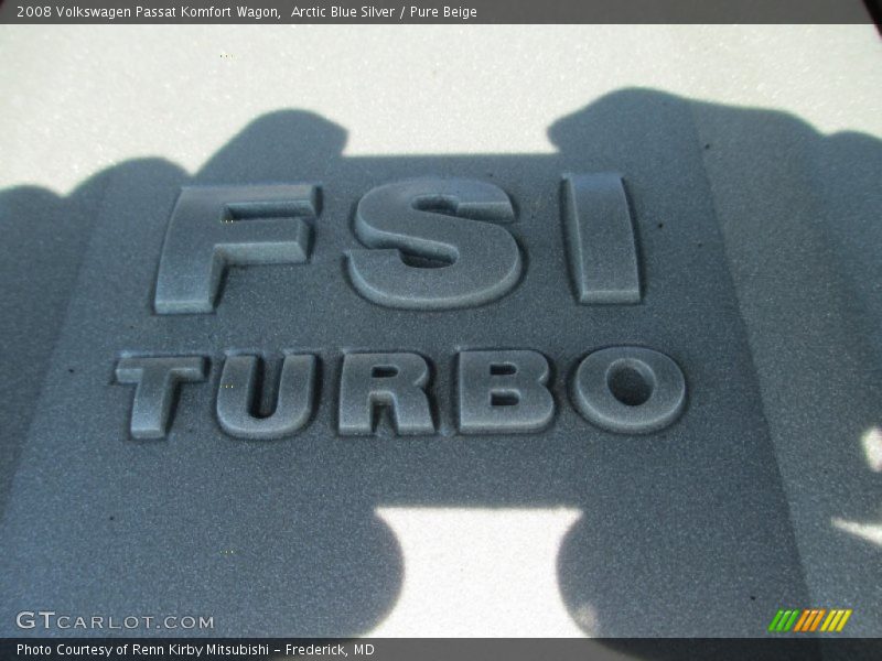 Arctic Blue Silver / Pure Beige 2008 Volkswagen Passat Komfort Wagon