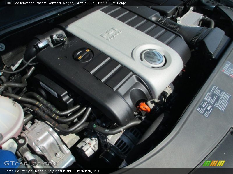 Arctic Blue Silver / Pure Beige 2008 Volkswagen Passat Komfort Wagon
