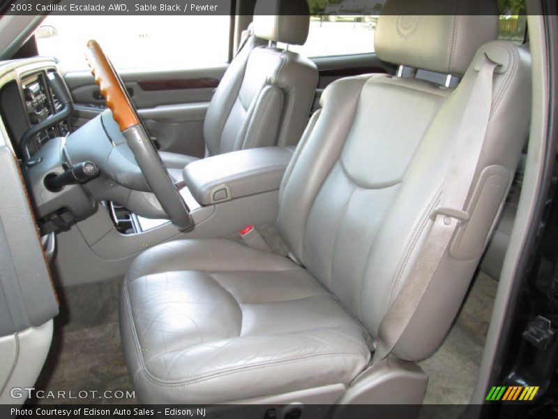 Sable Black / Pewter 2003 Cadillac Escalade AWD