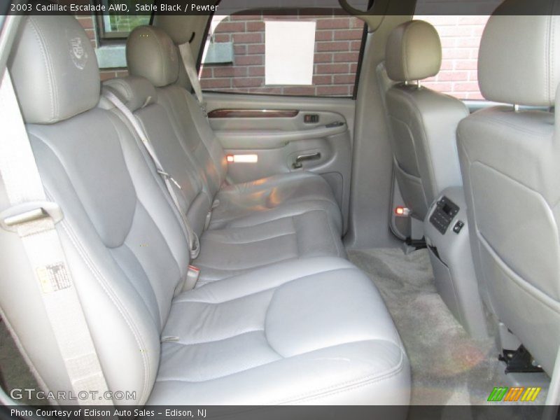 Sable Black / Pewter 2003 Cadillac Escalade AWD