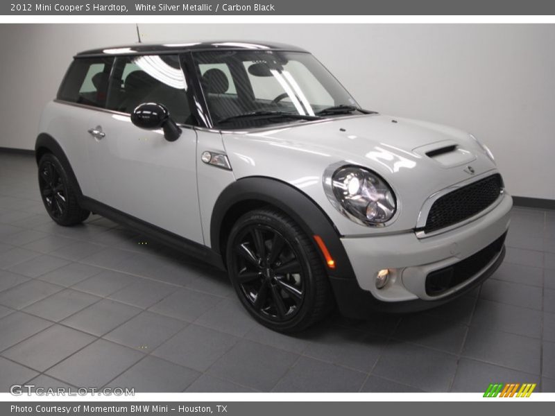 White Silver Metallic / Carbon Black 2012 Mini Cooper S Hardtop