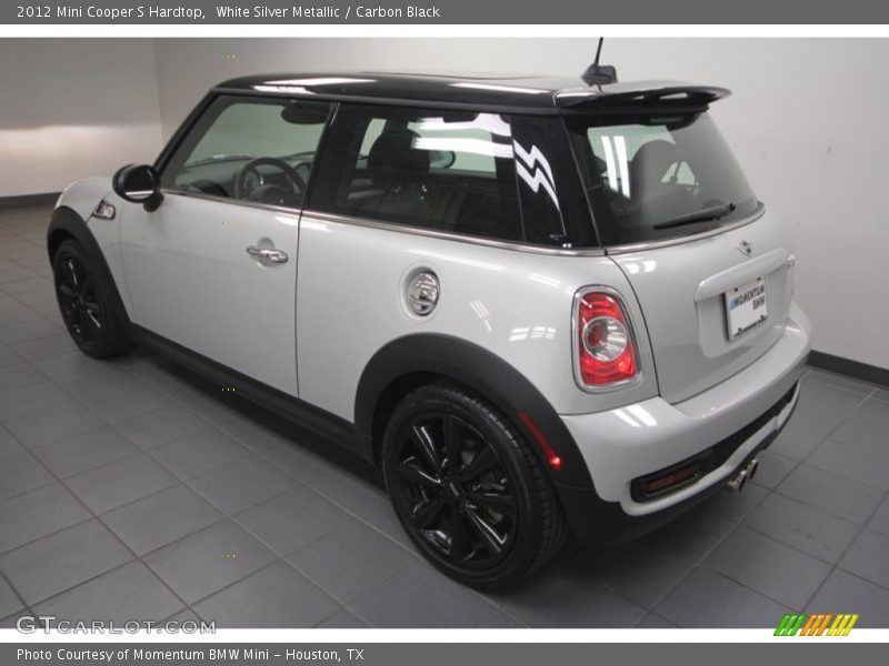 White Silver Metallic / Carbon Black 2012 Mini Cooper S Hardtop