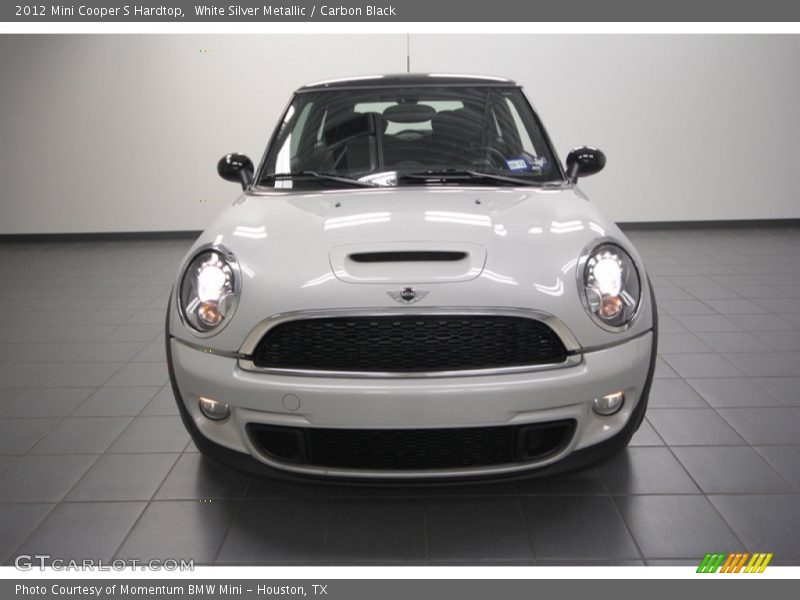 White Silver Metallic / Carbon Black 2012 Mini Cooper S Hardtop