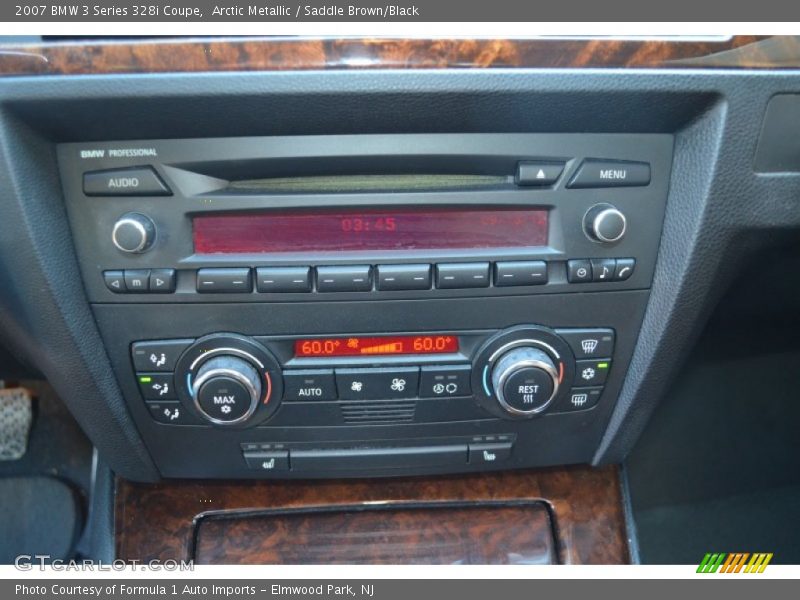 Arctic Metallic / Saddle Brown/Black 2007 BMW 3 Series 328i Coupe
