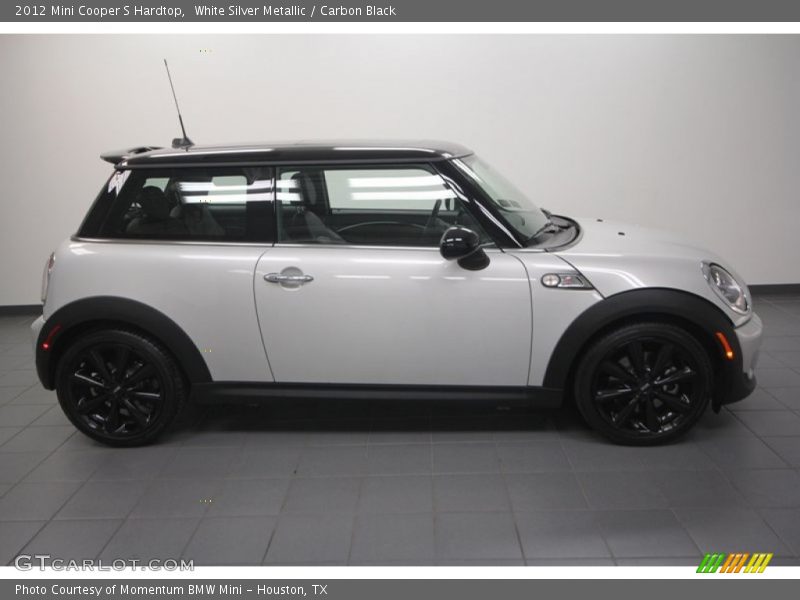 White Silver Metallic / Carbon Black 2012 Mini Cooper S Hardtop