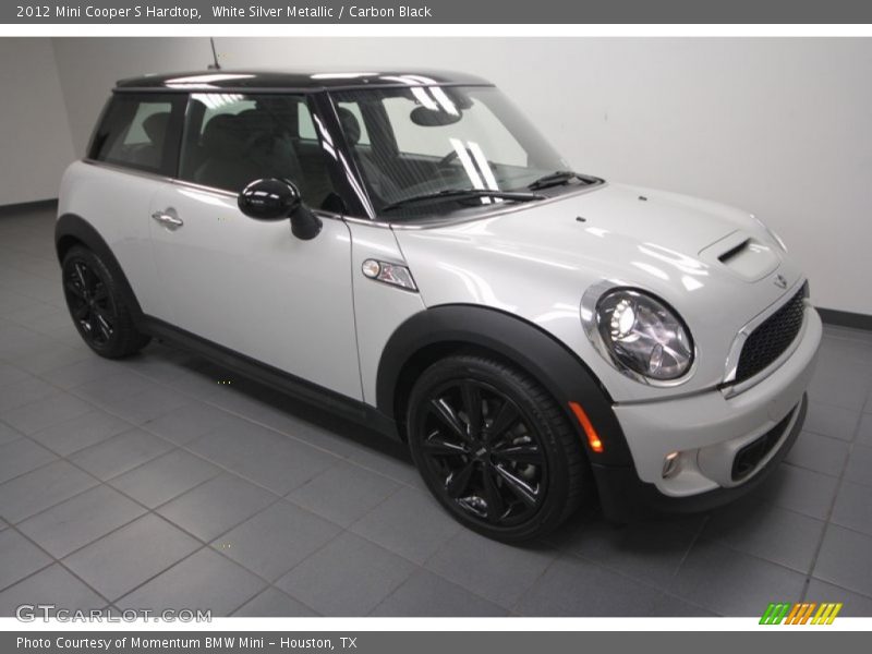 White Silver Metallic / Carbon Black 2012 Mini Cooper S Hardtop