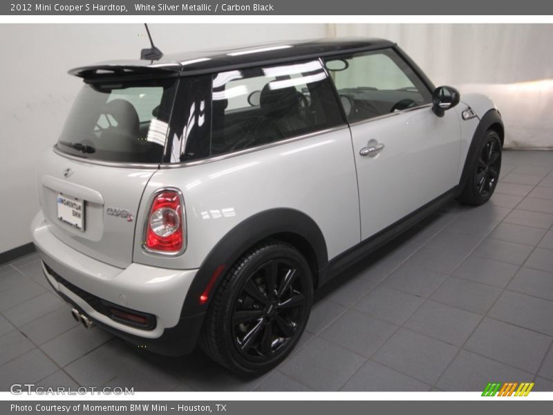 White Silver Metallic / Carbon Black 2012 Mini Cooper S Hardtop