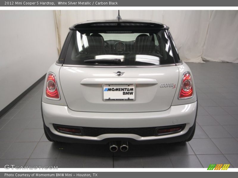 White Silver Metallic / Carbon Black 2012 Mini Cooper S Hardtop