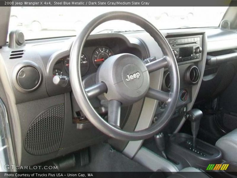 Steel Blue Metallic / Dark Slate Gray/Medium Slate Gray 2008 Jeep Wrangler X 4x4