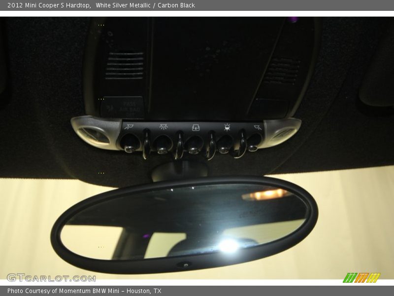 White Silver Metallic / Carbon Black 2012 Mini Cooper S Hardtop