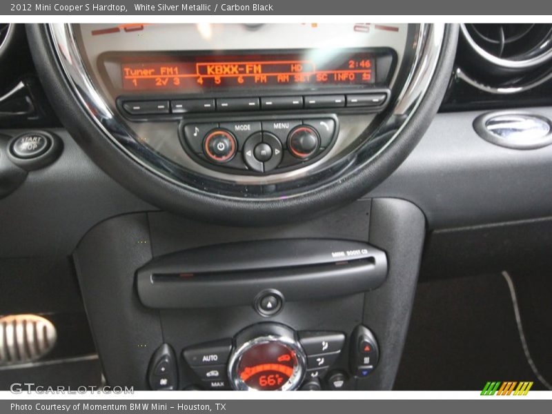 White Silver Metallic / Carbon Black 2012 Mini Cooper S Hardtop