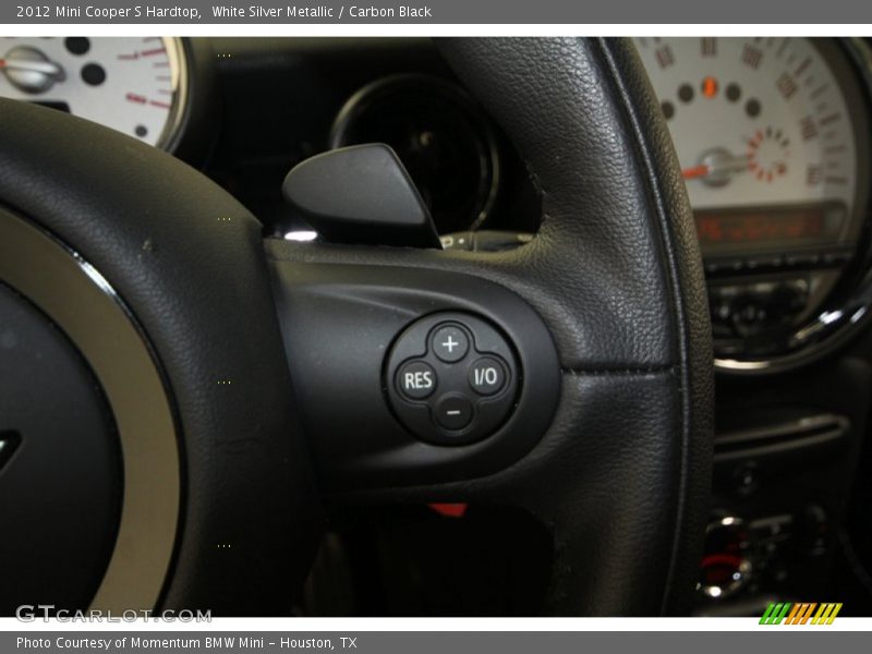 White Silver Metallic / Carbon Black 2012 Mini Cooper S Hardtop