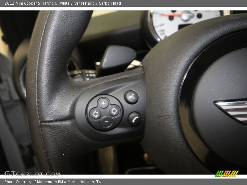 White Silver Metallic / Carbon Black 2012 Mini Cooper S Hardtop