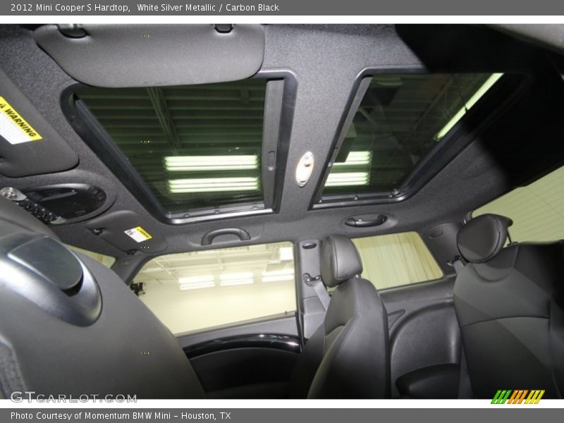 White Silver Metallic / Carbon Black 2012 Mini Cooper S Hardtop