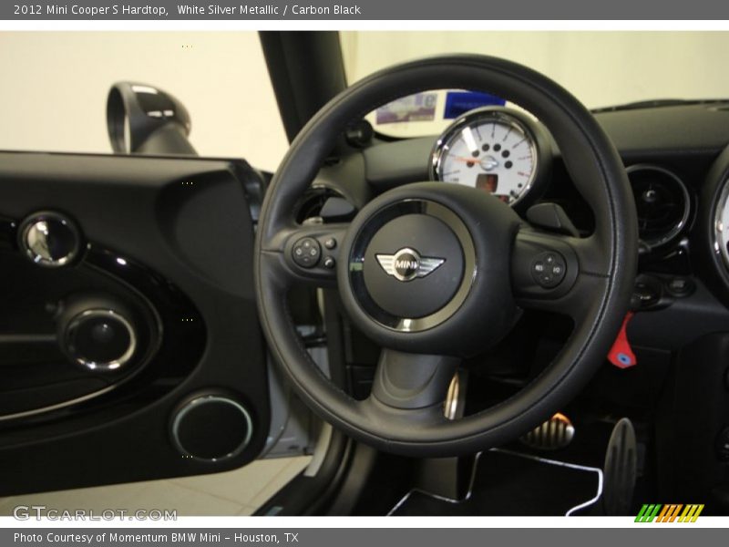 White Silver Metallic / Carbon Black 2012 Mini Cooper S Hardtop