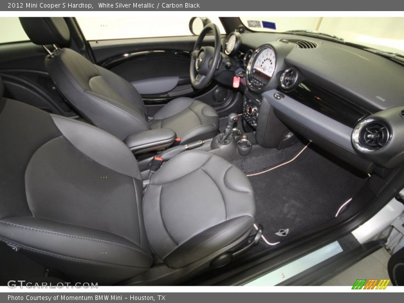 White Silver Metallic / Carbon Black 2012 Mini Cooper S Hardtop