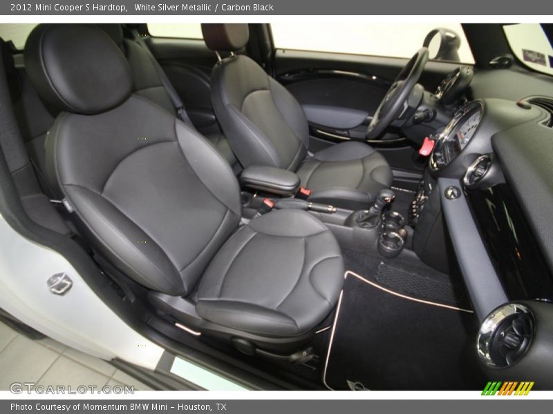 White Silver Metallic / Carbon Black 2012 Mini Cooper S Hardtop