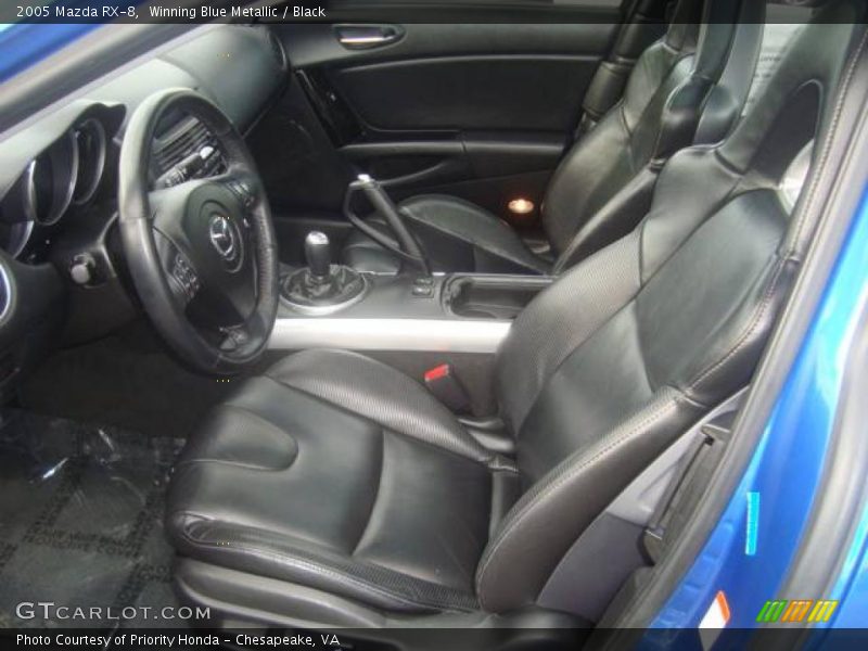Winning Blue Metallic / Black 2005 Mazda RX-8