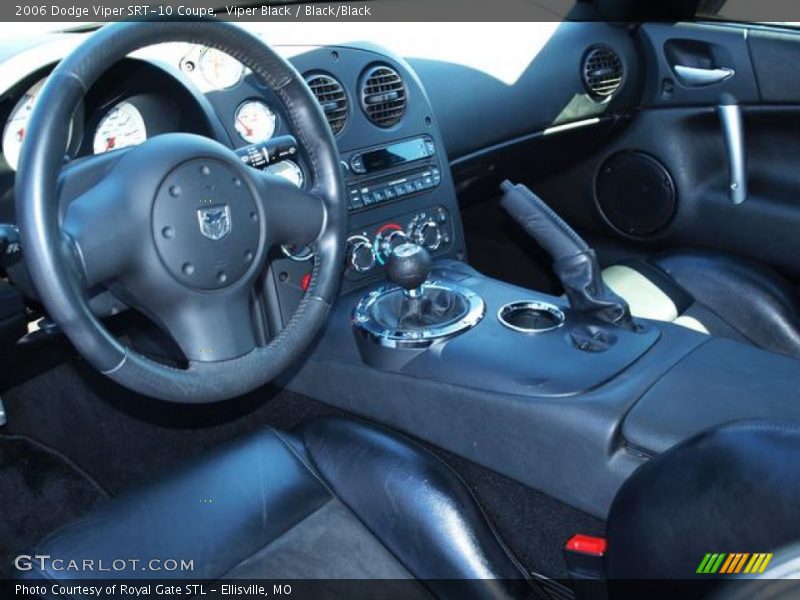 Black/Black Interior - 2006 Viper SRT-10 Coupe 