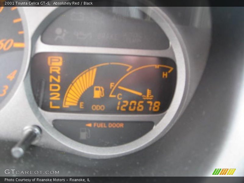 Absolutely Red / Black 2001 Toyota Celica GT-S