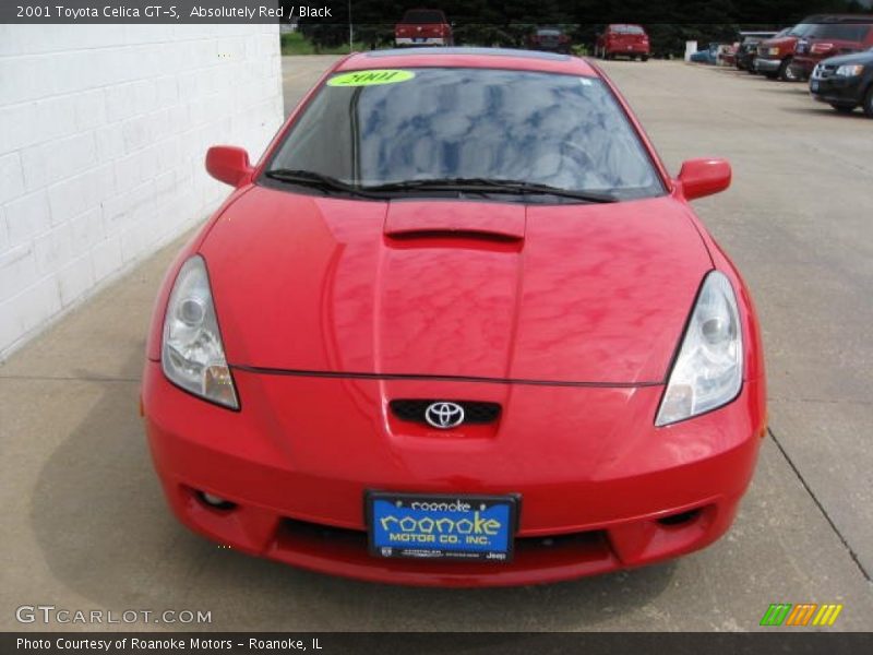Absolutely Red / Black 2001 Toyota Celica GT-S