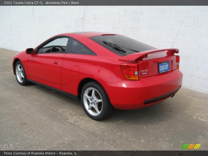 Absolutely Red / Black 2001 Toyota Celica GT-S