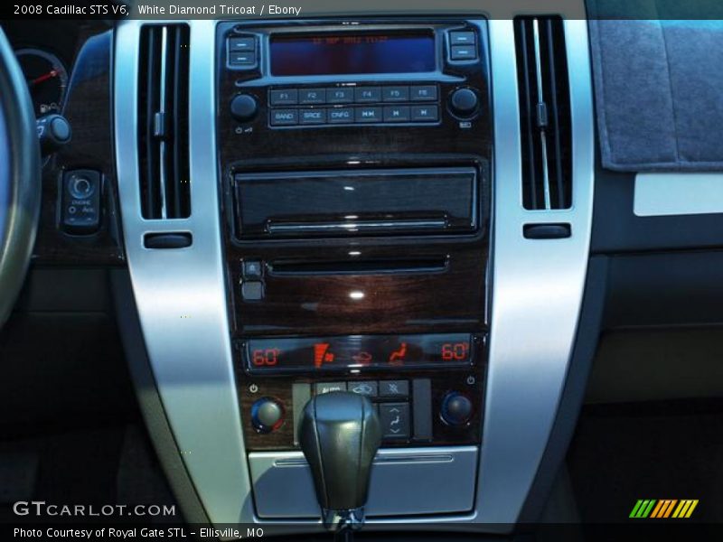 White Diamond Tricoat / Ebony 2008 Cadillac STS V6