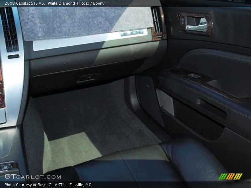 White Diamond Tricoat / Ebony 2008 Cadillac STS V6
