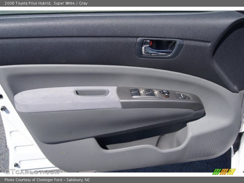 Super White / Gray 2008 Toyota Prius Hybrid