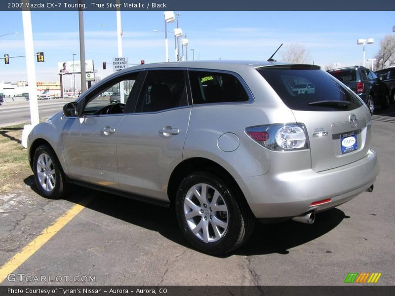 True Silver Metallic / Black 2007 Mazda CX-7 Touring