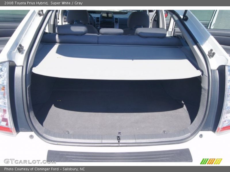 Super White / Gray 2008 Toyota Prius Hybrid