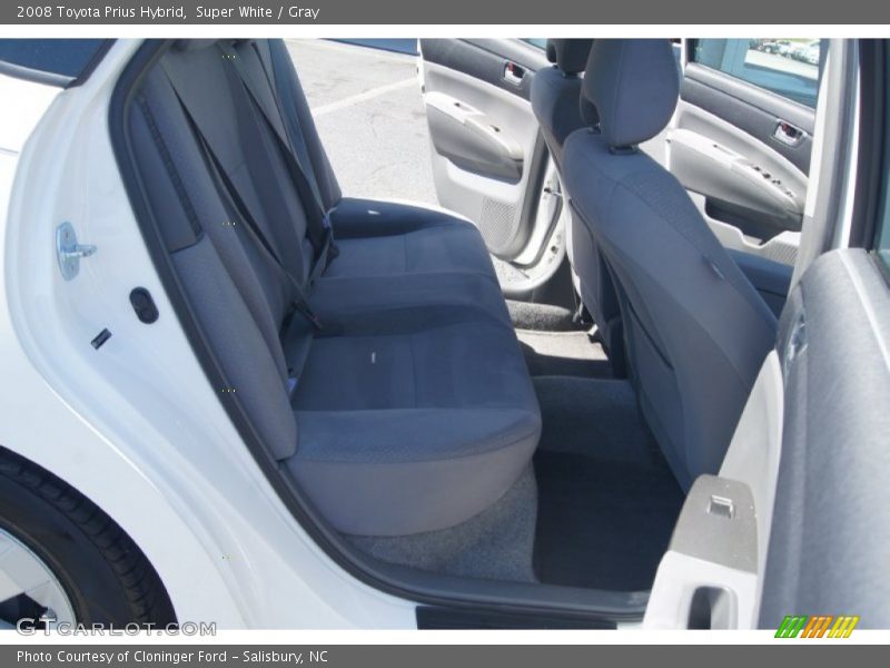 Super White / Gray 2008 Toyota Prius Hybrid