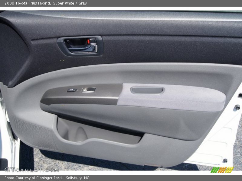 Super White / Gray 2008 Toyota Prius Hybrid