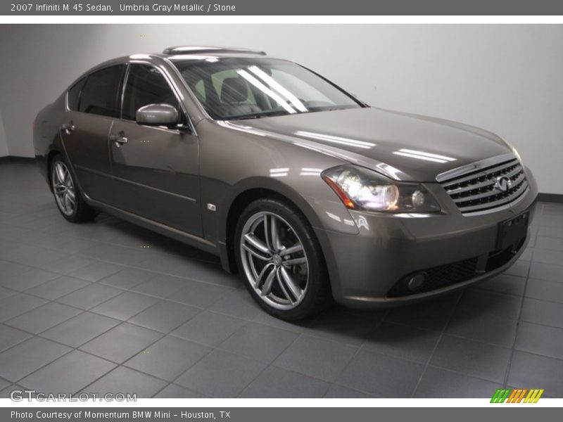 Umbria Gray Metallic / Stone 2007 Infiniti M 45 Sedan
