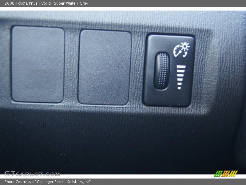 Super White / Gray 2008 Toyota Prius Hybrid