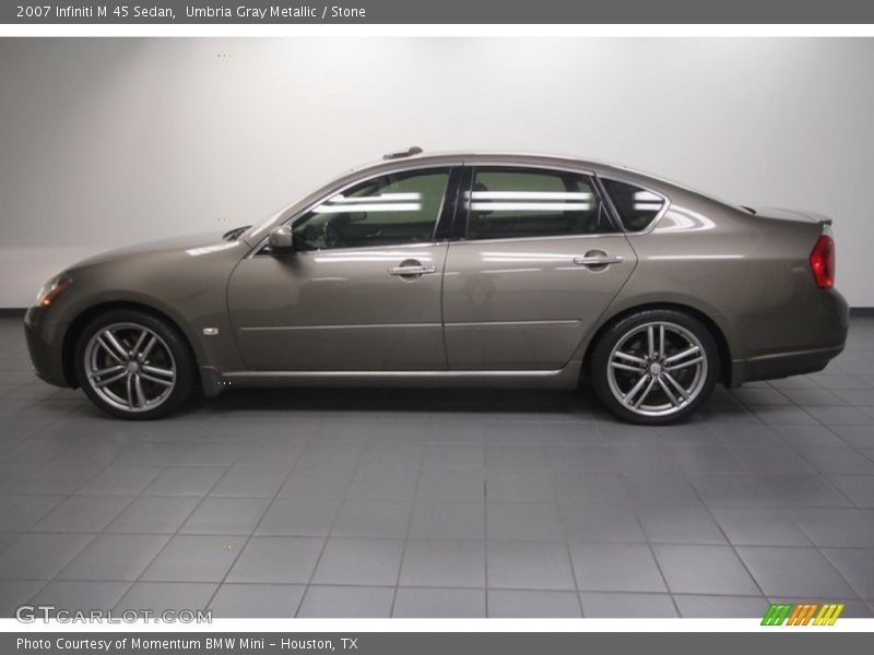 Umbria Gray Metallic / Stone 2007 Infiniti M 45 Sedan