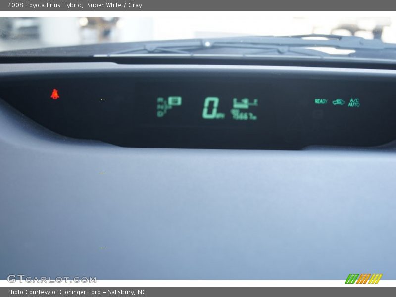 Super White / Gray 2008 Toyota Prius Hybrid