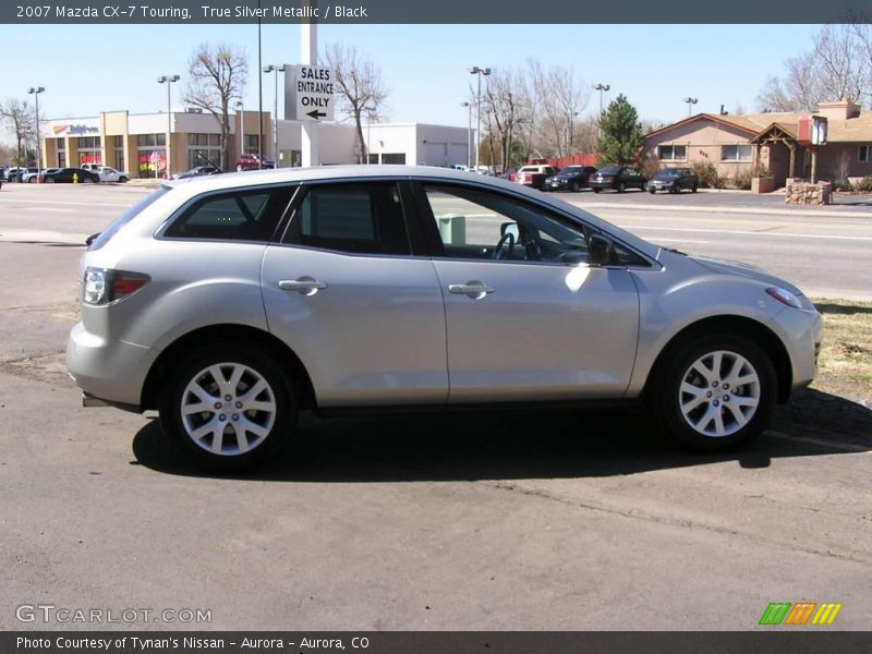 True Silver Metallic / Black 2007 Mazda CX-7 Touring