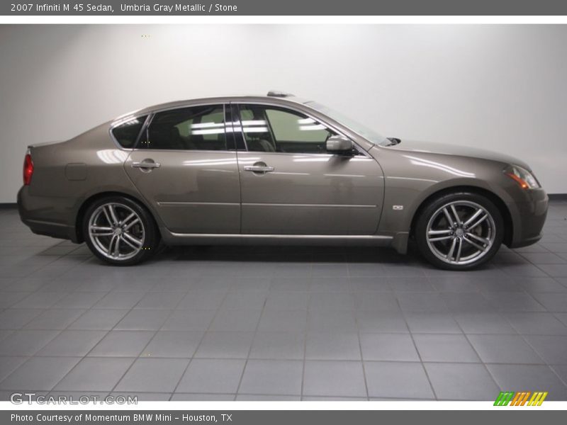 Umbria Gray Metallic / Stone 2007 Infiniti M 45 Sedan