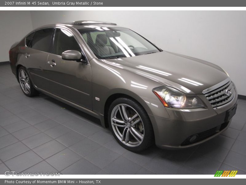Umbria Gray Metallic / Stone 2007 Infiniti M 45 Sedan
