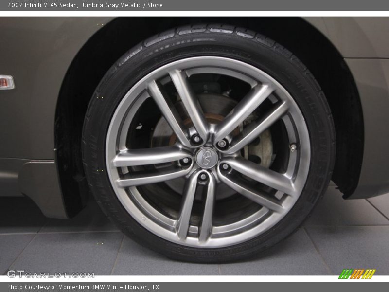 Umbria Gray Metallic / Stone 2007 Infiniti M 45 Sedan