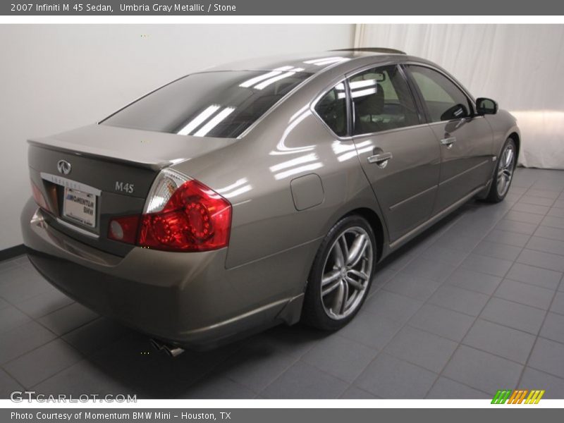 Umbria Gray Metallic / Stone 2007 Infiniti M 45 Sedan