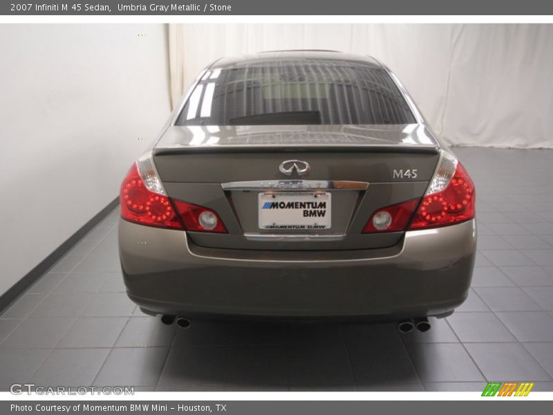 Umbria Gray Metallic / Stone 2007 Infiniti M 45 Sedan
