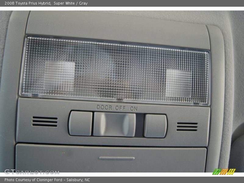 Super White / Gray 2008 Toyota Prius Hybrid