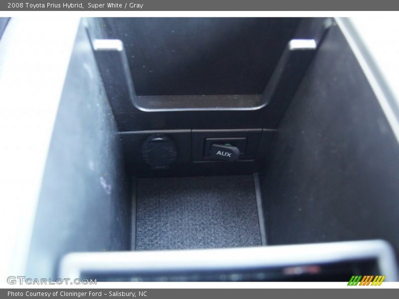 Super White / Gray 2008 Toyota Prius Hybrid