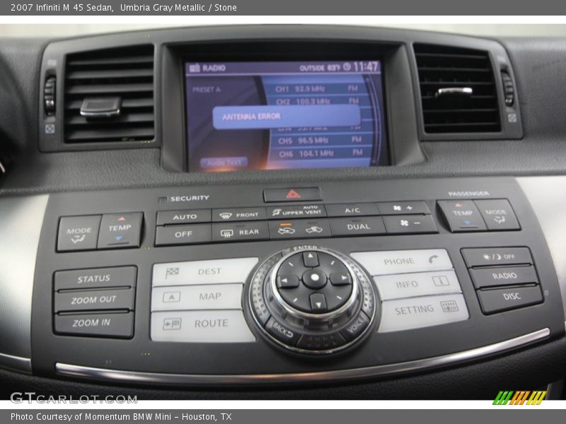 Umbria Gray Metallic / Stone 2007 Infiniti M 45 Sedan