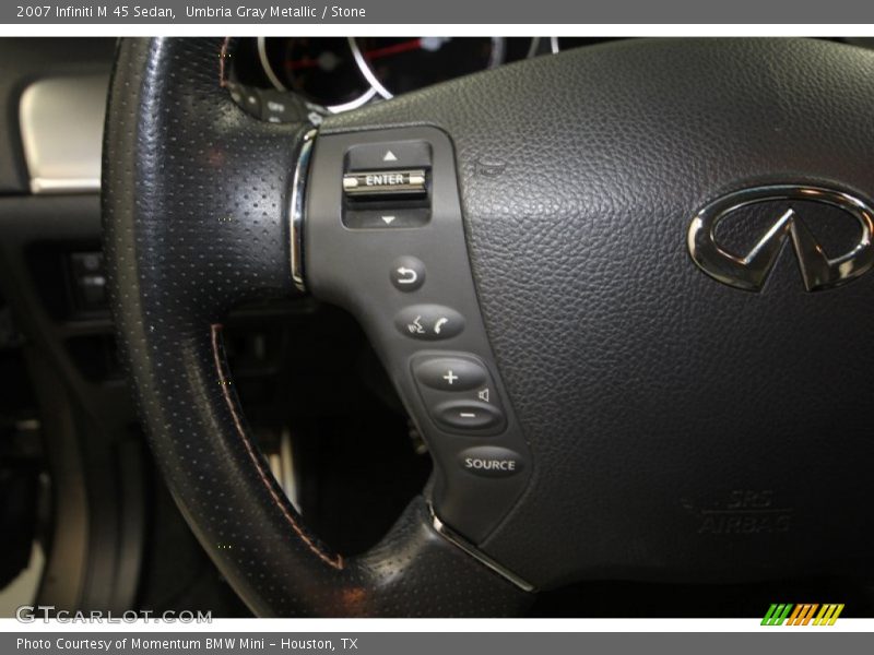 Umbria Gray Metallic / Stone 2007 Infiniti M 45 Sedan