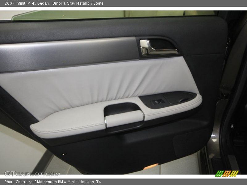 Umbria Gray Metallic / Stone 2007 Infiniti M 45 Sedan